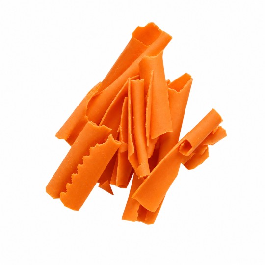 Shavings curled orange