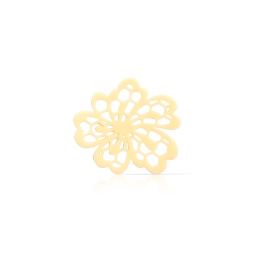 Lace white flower large