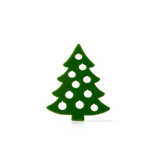 Lace Christmas tree 2D green