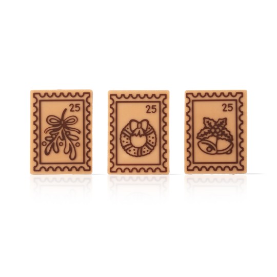 Christmas stamps layered assortment