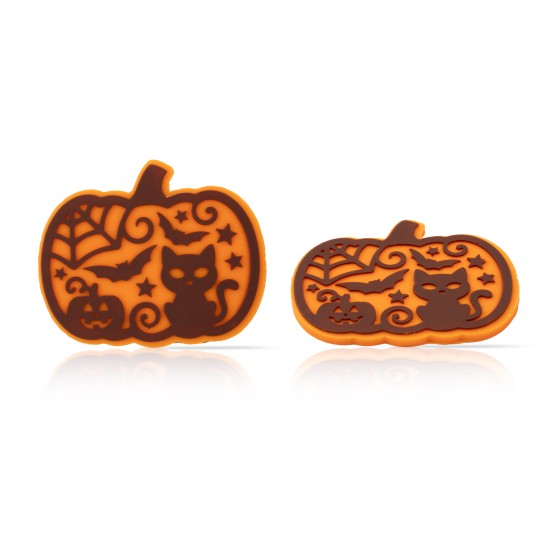 Halloween pumpkin layered