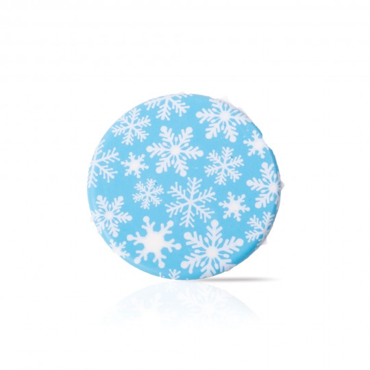 Blue snowflake cookie topper | Dobla